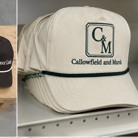 Customized rope hats for breweries, bars and venues